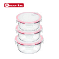 10pcs Borosilicate Cocina Almacenamiento Vidrio Envase